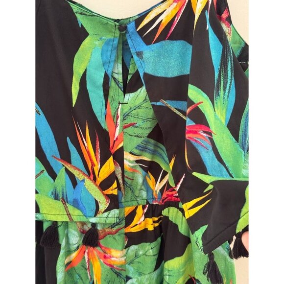 A.N.A Romper Jumpsuit Size Small, Sleeveless, Multicolored - Picture 3 of 9